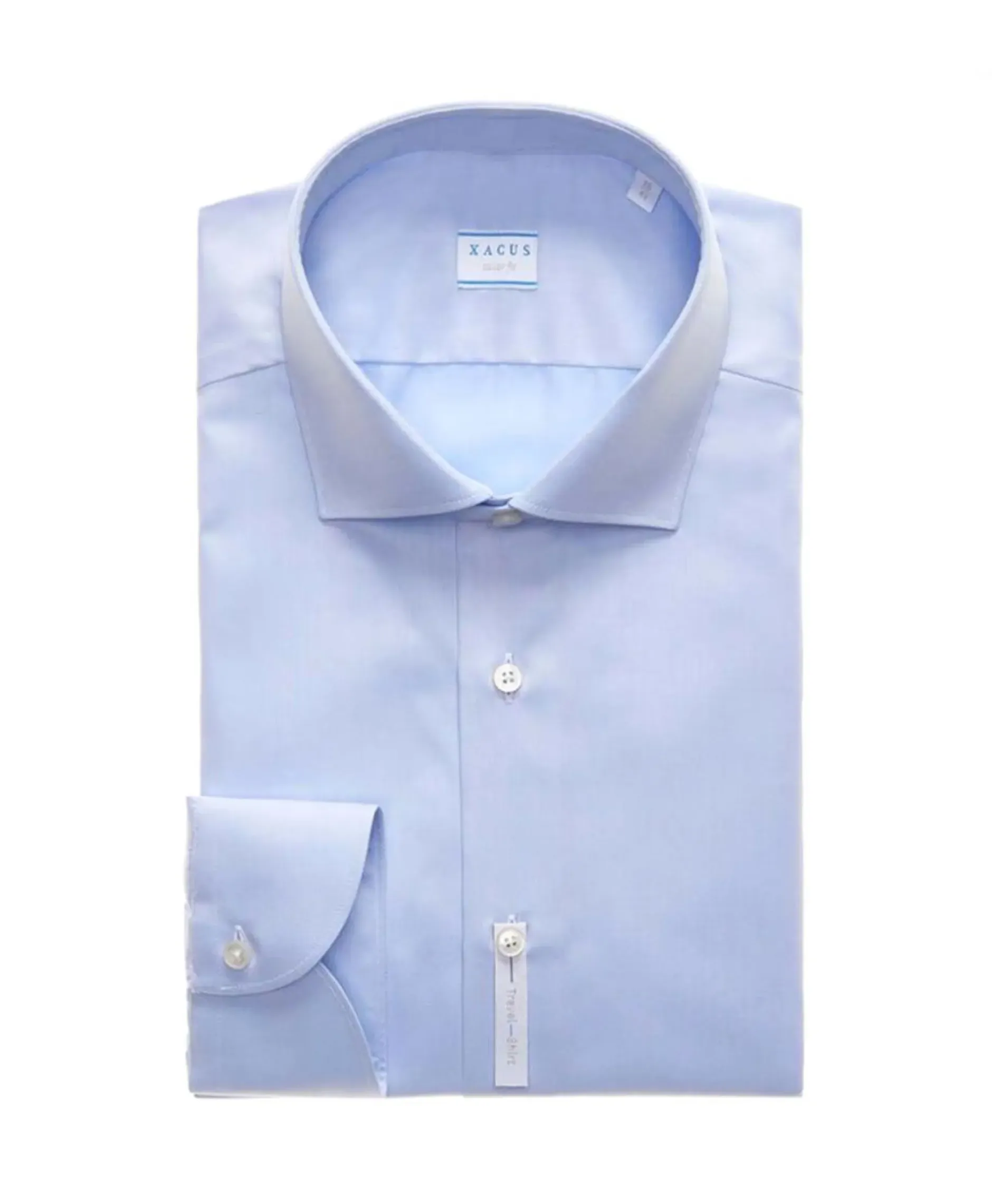 Travel Shirt Licht Blauw^Xacus Sale
