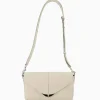Zadig & Voltaire Crossbody Tas Borderline Daily Grained Leath Ecru^Zadig & Voltaire Sale