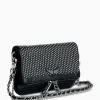 Zadig & Voltaire Crossbody Tas Rock Nano Plumetis Zwart^Zadig & Voltaire Online