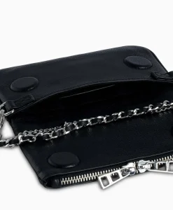 Zadig & Voltaire Crossbody Tas Rock Nano Plumetis Zwart^Zadig & Voltaire Online