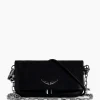Zadig & Voltaire Schouder / Hand Tas Rock Eternal Smooth Calfskin Zwart^Zadig & Voltaire New