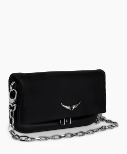 Zadig & Voltaire Schouder / Hand Tas Rock Eternal Smooth Calfskin Zwart^Zadig & Voltaire New