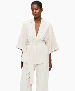 Vest Japanse Crepe Kimono Off White^Zenggi Hot
